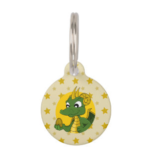 Médaillon Pour Animaux Dragon de dessin animé