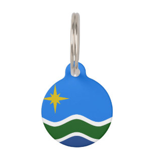 Médaillon Pour Animaux Drapeau de Duluth, Minnesota
