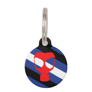 Médaillon Pour Animaux Drapeau de fierté de masque