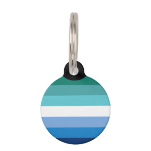 Médaillon Pour Animaux Drapeau de fierté gay masculin