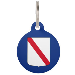 Médaillon Pour Animaux Drapeau de la Campanie (région d'Italie)