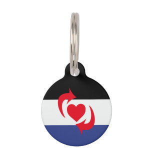 Médaillon Pour Animaux Drapeau de la fierté Switch