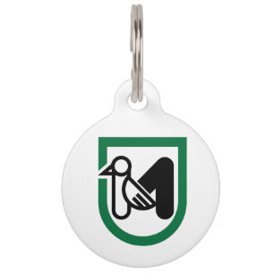 Médaillon Pour Animaux Drapeau de la Marche (région d'Italie)