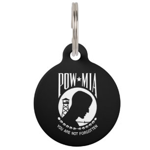 Médaillon Pour Animaux Drapeau des prisonniers de guerre et disparus : So