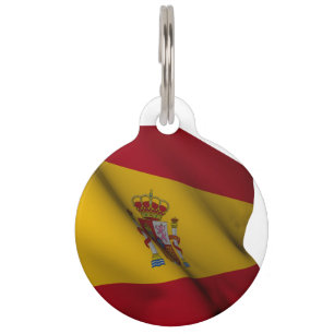 Médaillon Pour Animaux Drapeau espagnol