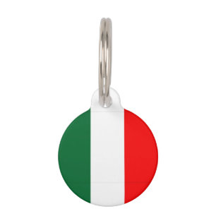 Médaillon Pour Animaux Drapeau italien