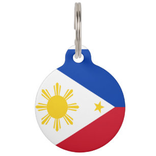 Médaillon Pour Animaux drapeau philippines- blason