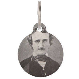 Médaillon Pour Animaux Edgar Allan Poe avec signature