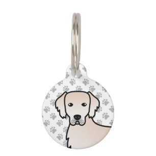 Médaillon Pour Animaux English Cream Golden Retriever Chien & Animaux de 