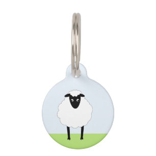 Médaillon Pour Animaux Étiquette de chat de l'agneau
