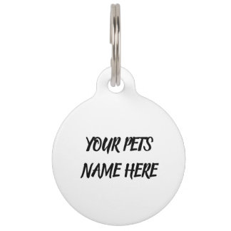 Médaillon Pour Animaux étiquette de chien