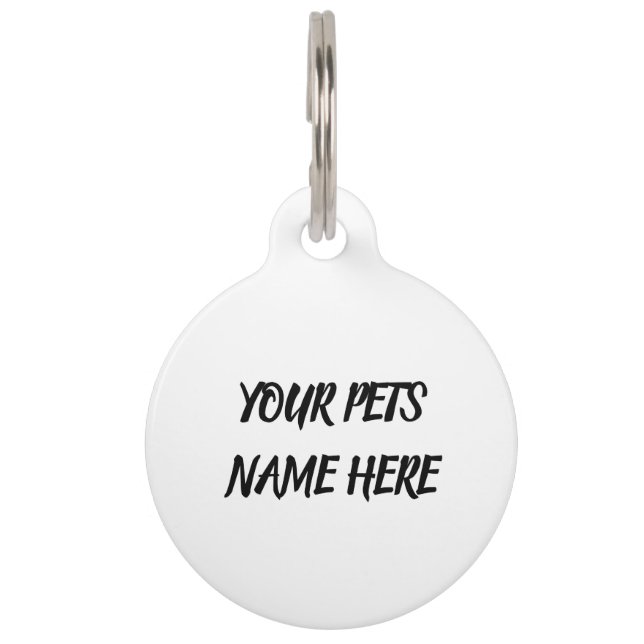Médaillon Pour Animaux étiquette de chien (Devant)