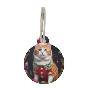 Médaillon Pour Animaux Étiquette de compagnie ronde
