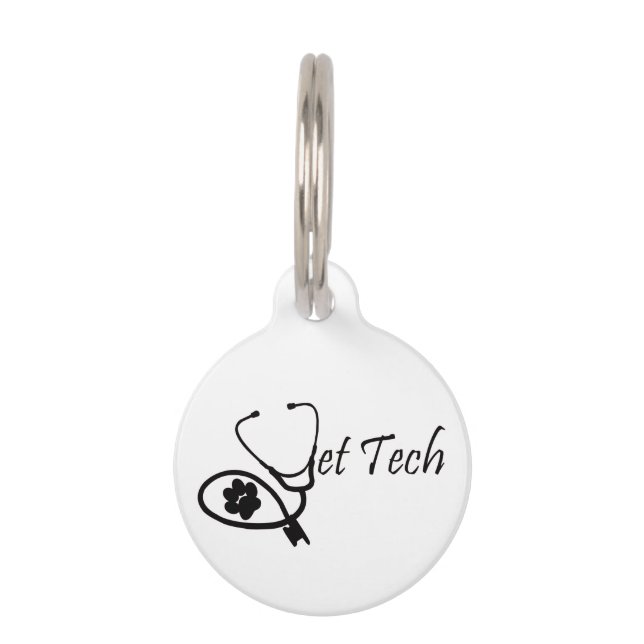 Médaillon Pour Animaux étiquette de technologie de vétérinaire de (Devant)