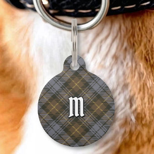 Médaillon Pour Animaux Étiquette d'identification Clan Gordon Tartan Pati