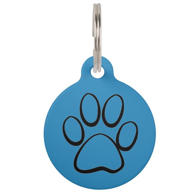 Médaillon Pour Animaux Étiquette d'identification d'animal familier de (Devant)