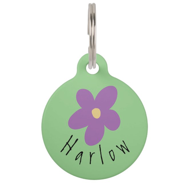 Médaillon Pour Animaux Étiquette d'identification de chien personnalisée  (Devant)
