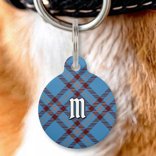 Médaillon Pour Animaux Étiquette d'identification de clan Elliot tartan a