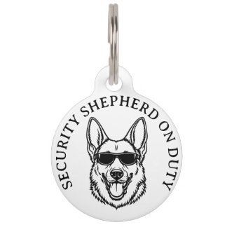 Médaillon Pour Animaux Étiquette d'identification de sécurité pour Berger