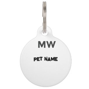 Médaillon Pour Animaux Étiquette d'identification personnalisable pour an