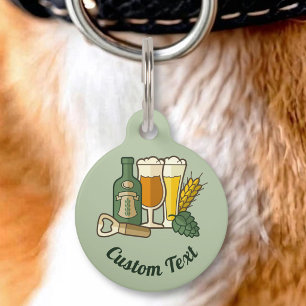 Médaillon Pour Animaux Étiquette d'identification pour les amateurs de bi