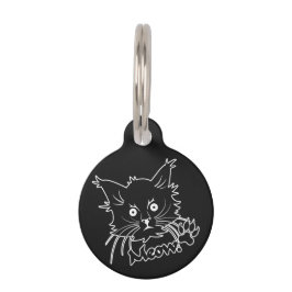 Médaillon Pour Animaux Étiquette faite sur commande d'animal familier de