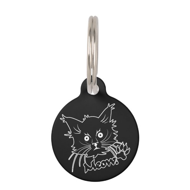 Médaillon Pour Animaux Étiquette faite sur commande d'animal familier de (Devant)