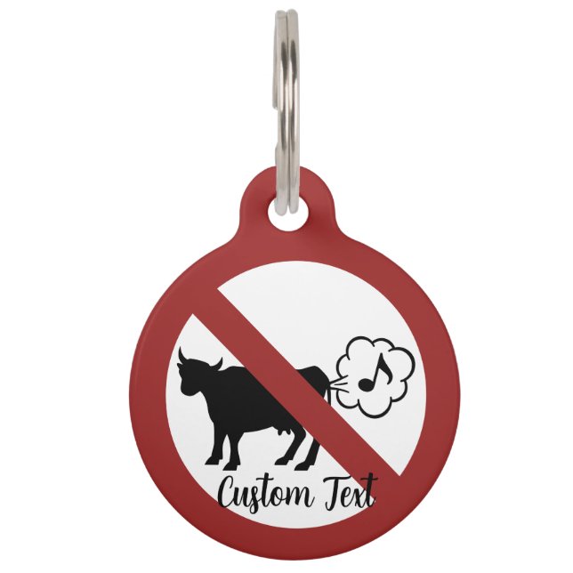 Médaillon Pour Animaux Étiquette ID animal de compagnie d'icône de méthan (Devant)