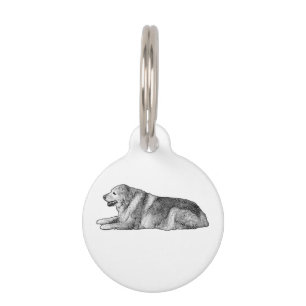 Médaillon Pour Animaux Étiquette Point Manga, Marque Manga
