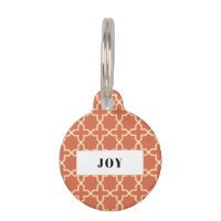 Étoile personnalisée en terre cuite motif pile
