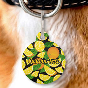 Médaillon Pour Animaux Fond orange