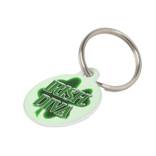 Médaillon Pour Animaux Four Leaf Clover Irish Diva Pet