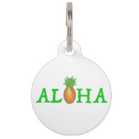 Fruit d'ananas de l'île tropicale d'Hawaï ALOHA