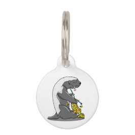 Médaillon Pour Animaux Funny Tricot Badger