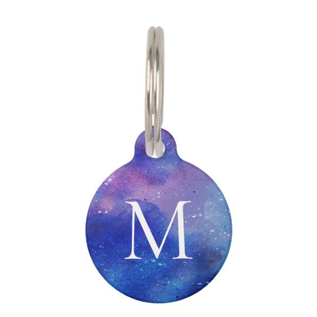 Médaillon Pour Animaux Galaxy Starry Espace extra-atmosphérique Ciel (Devant)