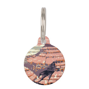 Médaillon Pour Animaux Grand Canyon Western Graphic Art American