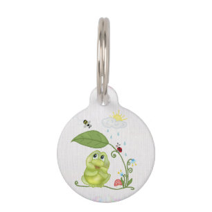 Médaillon Pour Animaux Grenouille d'été