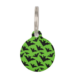Médaillon Pour Animaux Halloween chauves-chauves-souris cool éffrayant mo