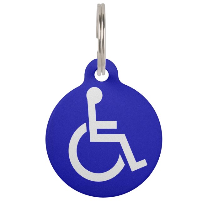 Médaillon Pour Animaux Handicapés handicapés (Devant)