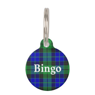 Médaillon Pour Animaux Happy Pet Clan MacKay Tartan Plaid