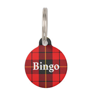 Médaillon Pour Animaux Happy Pet Clan Wallace Tartan Plaid