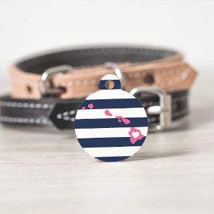 Médaillon Pour Animaux Hawaii Heart