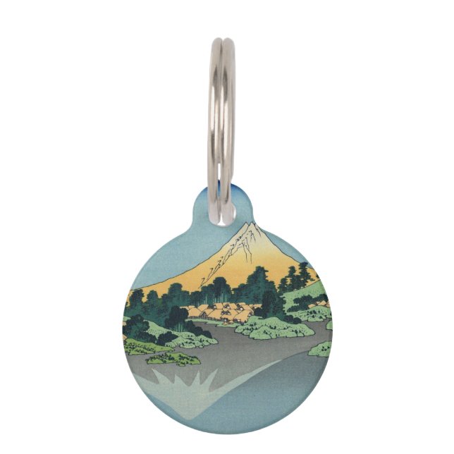 Médaillon Pour Animaux Hokusai Katsushika - Le Mont Fuji (Devant)
