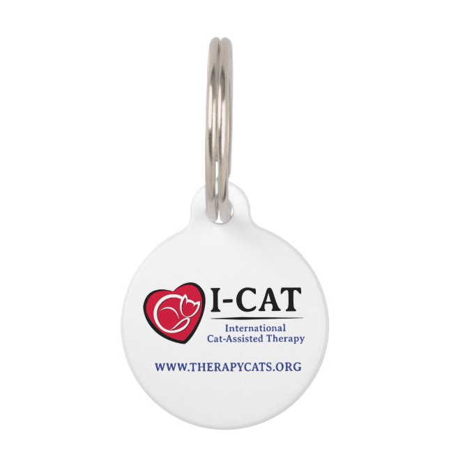 Médaillon Pour Animaux ICAT - balise de familier (Devant)