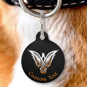 Médaillon Pour Animaux Identificateur de marque de oiseau celtique