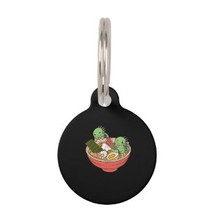 Médaillon Pour Animaux Iguana Kawaii Ramen Amusant Cadeau pour animaux do