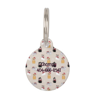 Médaillon Pour Animaux J'adore mes chats