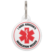 J'ai une alerte médicale d'Addison  Médicaments né