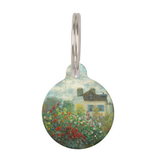 Médaillon Pour Animaux Jardin d'artiste de Monet à Argenteuil Peinture