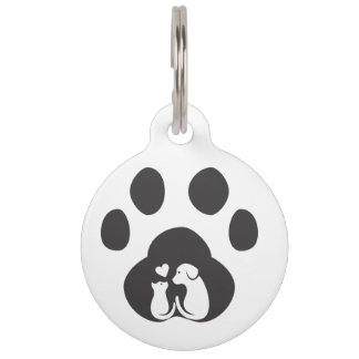 Médaillon Pour Animaux Joli collier avec patte de chien amour pour animal